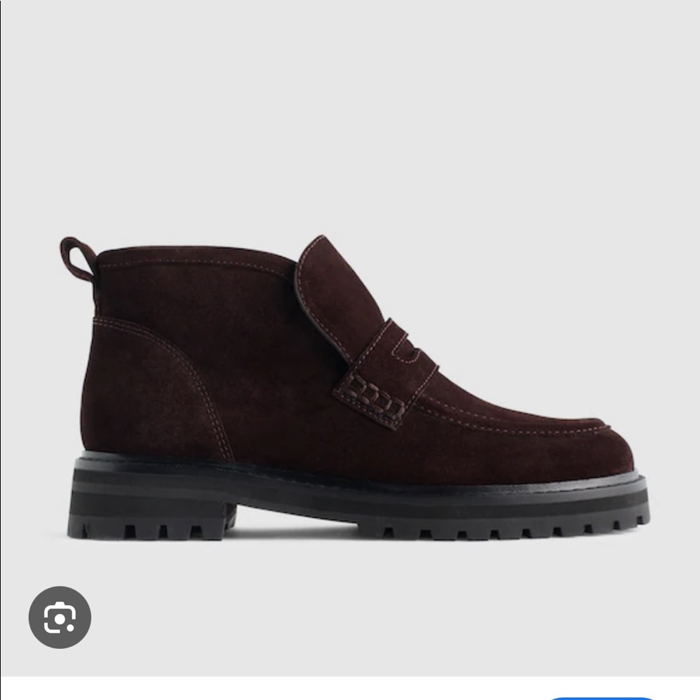 Madewell Ryder ankle boot in suede brown